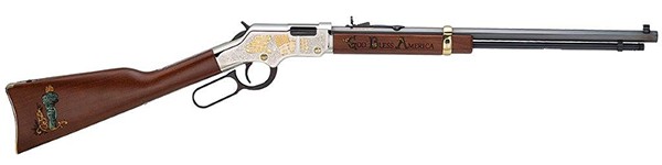 HENRY GOLDEN BOY GOD BLESS AMERICA EDITION .22 S/L/LR  20IN BARREL H004GBA - 556 Black Friday Promotion